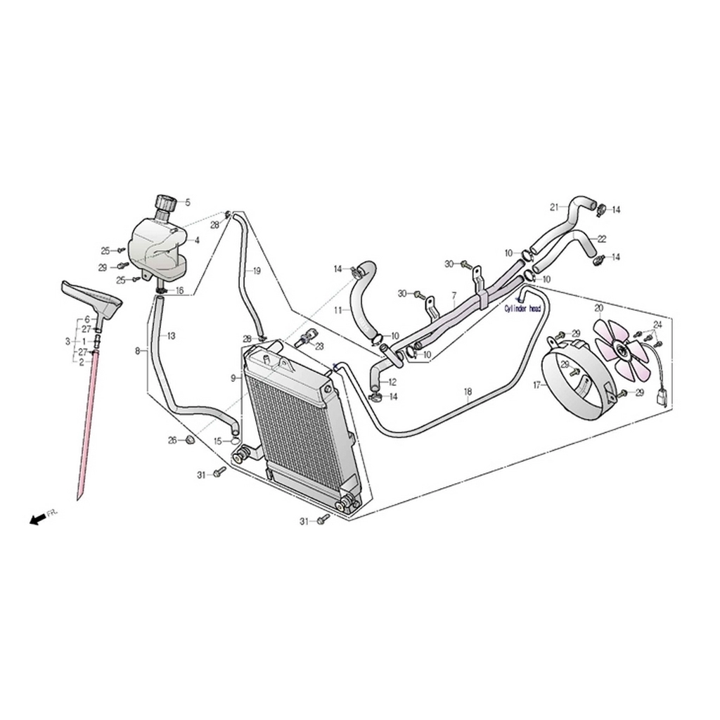 DAELIM SV250 (DL250-S3) GENLESME KABI #DL250-S3 E1504